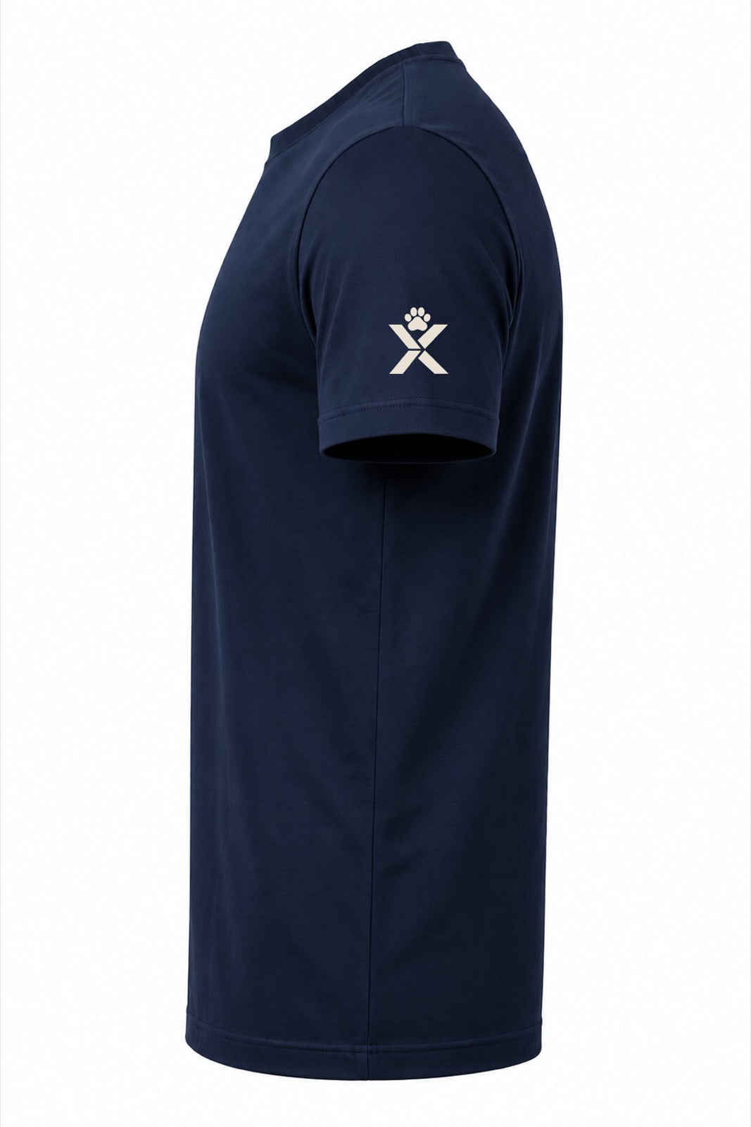 NOMAiX PAWS Husky T-Shirt for Men - My Husky Deserves an Oscar - Funny Dog Dad Gift Tee - Navy - Left